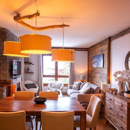 Arcs 1950 Appartement Luxe Type Chalet 5 A 7 Personnes Vue Imprenable Sur Le Montblanc Skis Aux Pieds Les Arcs  Eksteriør billede