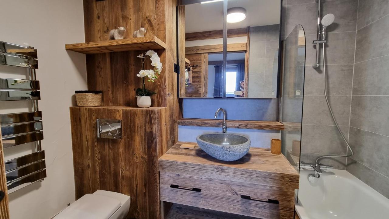 Arcs 1950 Appartement Luxe Type Chalet 5 A 7 Personnes Vue Imprenable Sur Le Montblanc Skis Aux Pieds Les Arcs  Eksteriør billede