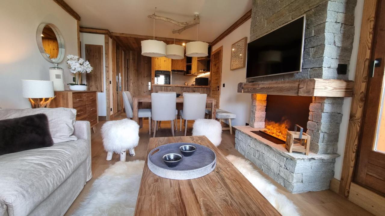 Arcs 1950 Appartement Luxe Type Chalet 5 A 7 Personnes Vue Imprenable Sur Le Montblanc Skis Aux Pieds Les Arcs  Eksteriør billede