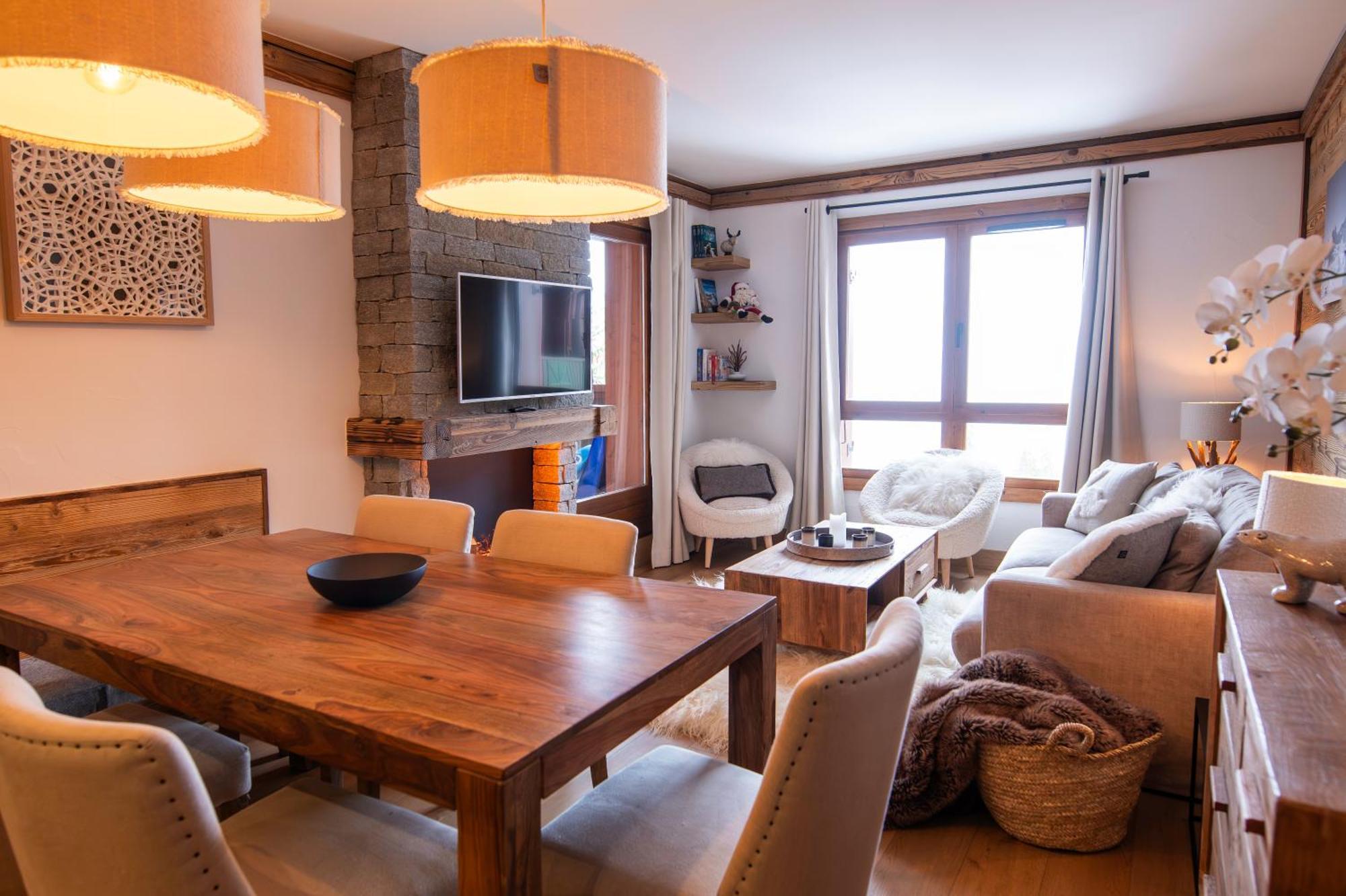 Arcs 1950 Appartement Luxe Type Chalet 5 A 7 Personnes Vue Imprenable Sur Le Montblanc Skis Aux Pieds Les Arcs  Eksteriør billede